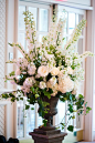 Ceremony flowers. These are bold and beautiful. Especially if you are just using flowers to decorate a church ceremony.: 