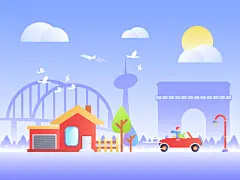 I present to you one illustration from a series of illustrations that i am working on right now for a mobile app.