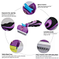 bencmate pet shedding herramienta de-shedding rake y groomi