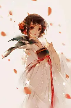 古风小仙女动漫壁纸，温山软水也不抵你唇畔吻过的桃花！