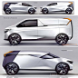Peugeot Van Concept Design Sketch Renders by Ziad Zahar