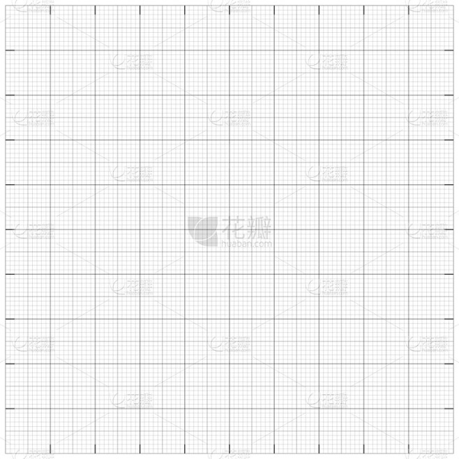 在正方形网格毫米方格纸背景。矢量 illustrati