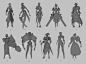 Camille, the Steel Shadow, Hing Chui : Here are concepts I did for the League of Legends character Camille.
