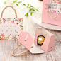 小清新喜糖盒子纸盒个性创意结婚糖盒森系风格粉色波西米亚风糖盒-tmall.com天猫