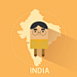 flat design travel character#2 : flat design character design #2 projecttravel of champion_2