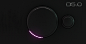 dark ui audio knob