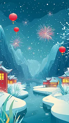 蛇年素材背景形象设计蛇主题 小年除夕蛇年通用(76)