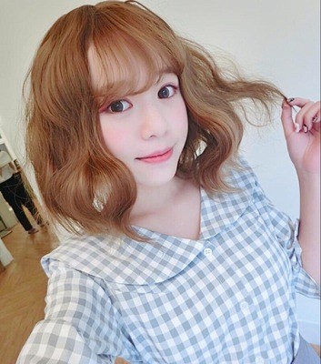 假发女短发短卷发玉米烫修脸蓬松自然逼真空...