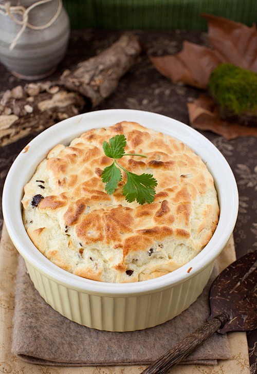 cheese souffle with ...
