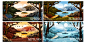 Hand drawn seasons collection Free Vector