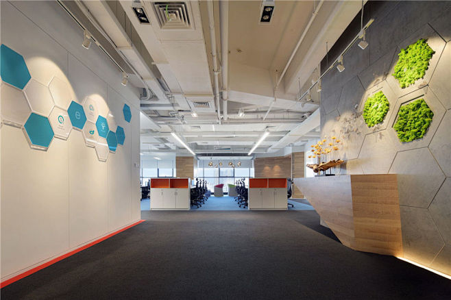 前厅设计tcl金融办公室装修设计