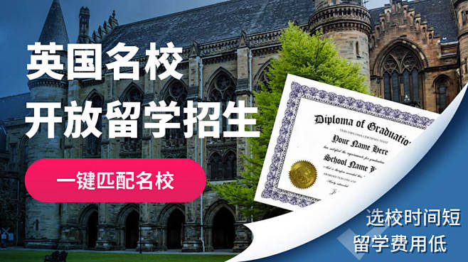 留学 招生 banner 信息流 教育