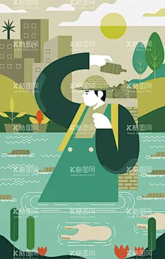 ai矢量河道垃圾清理  - 源文件下载【酷图网】河道污染,志愿者,爱护环境,世界地球日,地球日,爱护地球,地球日标语,地球日口号,地球日主题,地球日展板,地球日宣传画,清洁地球日,公益海报,环保素材,绿色环保,保护自然,绿色能源,垃圾分类,垃圾分类展板,垃圾分类指南,垃圾分类标语,垃圾分类海报,垃圾分类图片,垃圾分类宣传,生活垃圾分类,环保展板