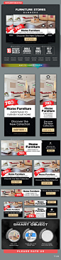 Furniture Stores Banners - Banners & Ads Web Elements