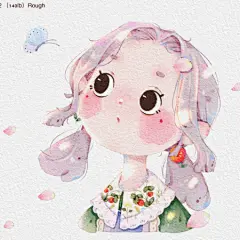 水彩小人九宫格（第二弹）_洛梨酥__插画师作品_涂鸦王国gracg.com