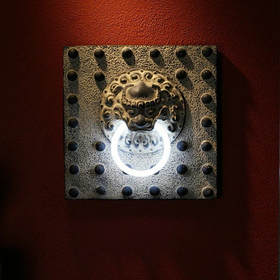 新中式古典创意壁灯 复古装饰个性酒店会所...