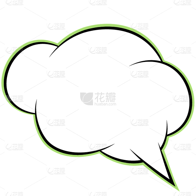 通用对话框气泡框文字框元素