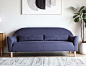 图片：Amazon.com: Modern Design Deep Seat Fabric Loveseat Sofa, 3 Seater ... : 在 Google 上搜索到的图片（来源：amazon.com）
