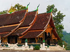 老挝琅勃拉邦的金城寺