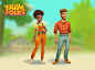 Farmfolks Character Design, Yu Nguyen : Some concept character designs and idea exploration I made for Farmfolks. The game is coming soon on Steam.