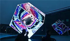 艺术装置魔方“DATA GATE”数据门|设计-元素谷(OSOGOO)