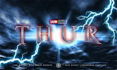 73002点击图片可下载3D立体金属字炫酷雷电效果影标题海报单页LOGO文字PS样式素材模板 (5)