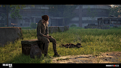 走直线采集到the last of us