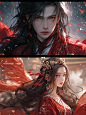 AI绘画｜一袭红衣尽风华（附全套咒语）