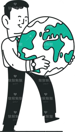 可爱小人 简笔画 线条 潮流插画人物 动作 开心 生气 占位符 图标 贴纸 免扣 2D 卡通 插画 手绘 png 免抠 素材sam-globe