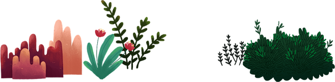 前景草丛