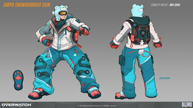 Zarya Snowboarder Sk...