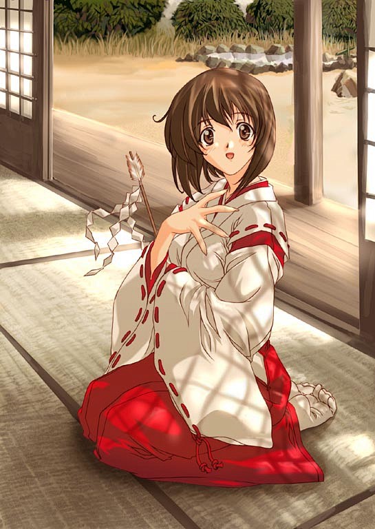 巫女服 和服结构图