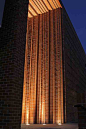 North Melbourne Recreation Reserve, brick detail, Williams Ross Architects