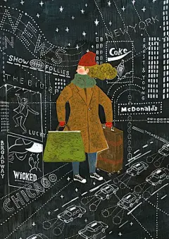   【日本插画师 kunomari作品欣赏】
日本插画师 kunomari于2007年毕业于名古屋大学，2012年成为自由插画师。 kuno Mari 的插画，以人像和生活场景为主，色彩淡雅复古，但却显得非常清新。