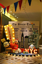 The party decorations at Benjie's Tsum Fun Tastic New York Birthday are amazing! See more party ideas at CatchMyParty.com