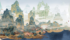 漫漫heychen采集到插画背景