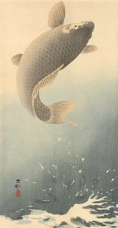 鱼虫的相册-小原古邨