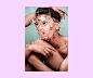 FACE IT : This project is exploring the relation between human bodies and liquid forms, playing with contrasting elements to create graphic yet dynamic compositions in a surreal series of portraits. 