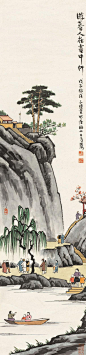 丰子恺 游春人在画中行