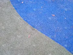 灰色和蓝色的户外海绵地板