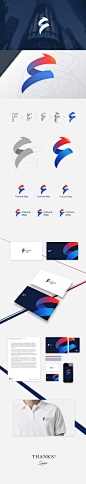 Fortune Step, logo design and applied identity