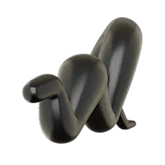 抽象几何三维涂鸦线条立体PNG