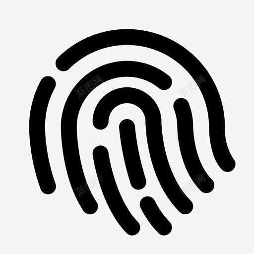 指纹指纹锁身份图标 UI图标 设计图片 免费下载 页面网页 平面电商 创意素材