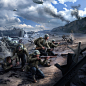 D - Day, WW2, 5518 Studios : D - Day, History by Mark Makovey - Lead 2D artist at 5518 Studios