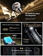 Amazon.com: Super Fast iPhone 16 Car Charger USB C,2 Pack LISEN 54W iPhone 15 Car Charger,USB C Car Charger[Metal] Type C Car Charger Fast Charging [PD+QC] Car Charger Adapter for iPhone 16 Pro Max Plus/15,Black : Cell Phones & Accessories