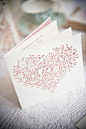 Laser cut invitations - maybe with blue background?: 