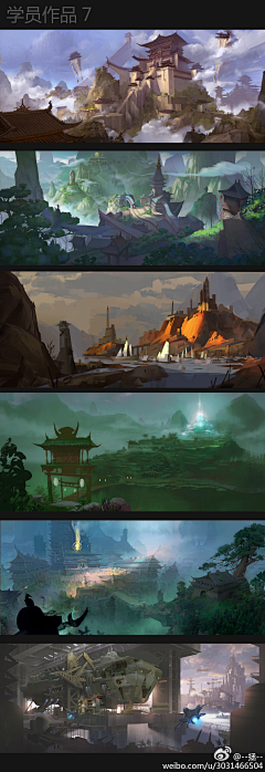 半透凉夹层采集到场景