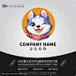 小狗LOGO卡通可爱宠物店
