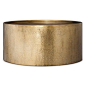 target brass drum style round coffee table, 12 inchesH x 29.5 inchesW x 29.5 inchesD Weight: 15.22 pounds