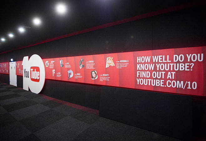 YOUTUBE10周年庆典  案例  创...
